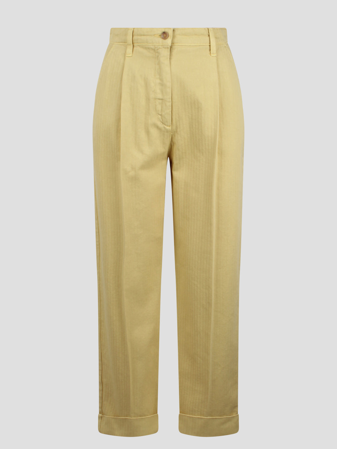Cropped chino trousers