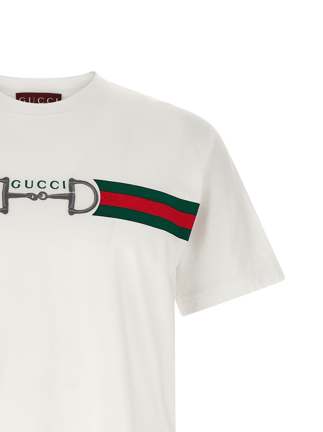 Gucci Nastro Web T shirt - Bianco | 3af0b7db8e1b78c81ed41930670493c1ae3179b8