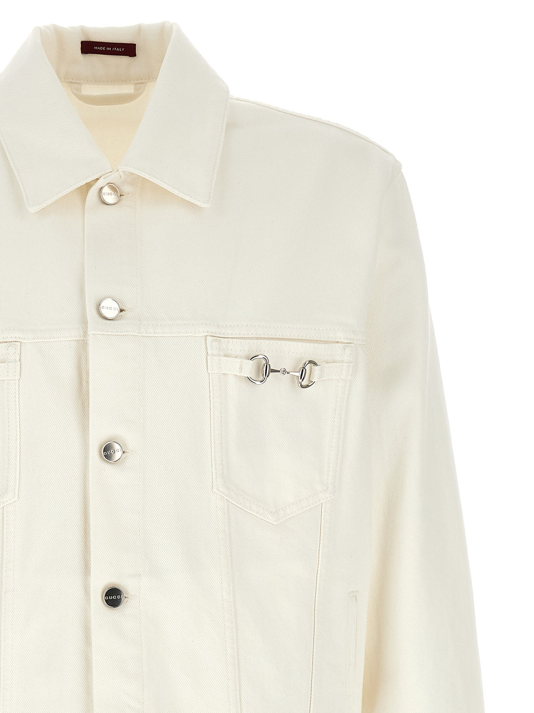 Gucci Morsetto Puffer Jackets - Bianco | 4ca5a7dd1af6f2be7173bd5b646f2a387b0b1fd0