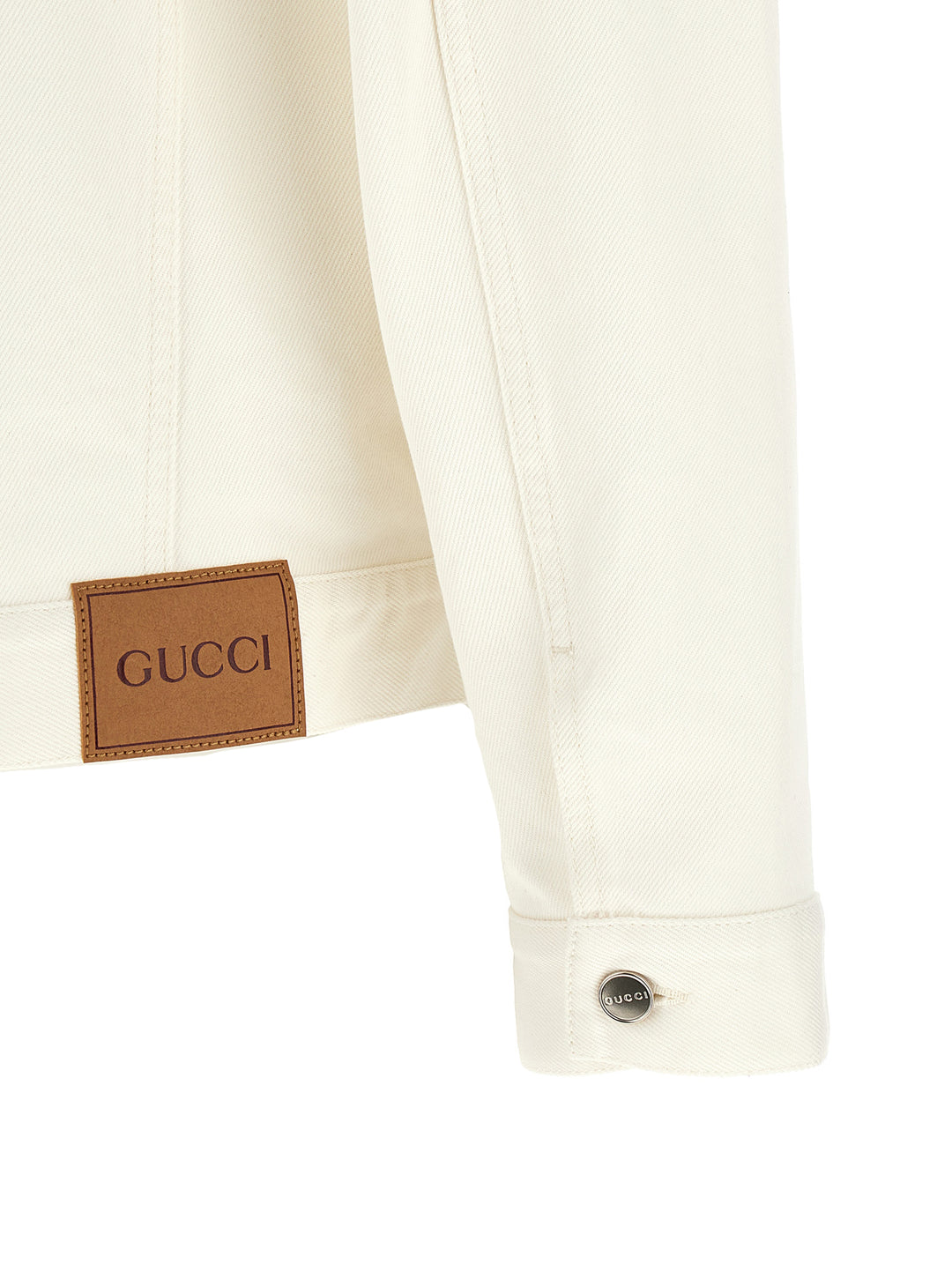 Gucci Morsetto Puffer Jackets - Bianco | b714fbd13a63a34e4b07619d64cac01442df0a6b