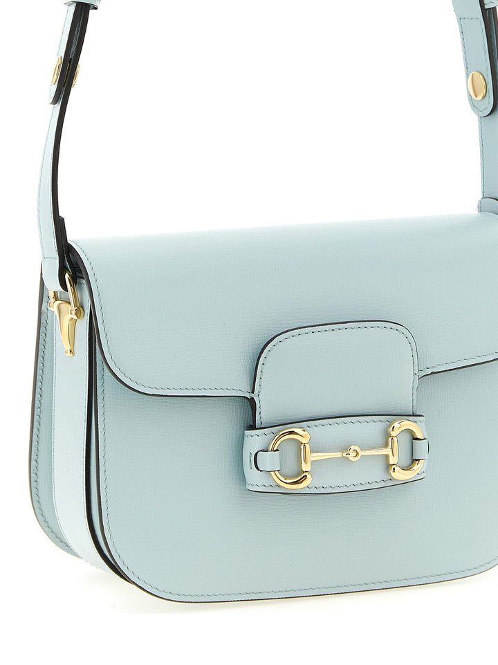 Gucci Gucci Horsebit 1955 Borse a Spalla e Tracolla - Celeste | 3b5981419eb3f64e9b8ead9185452ea9de64f5df
