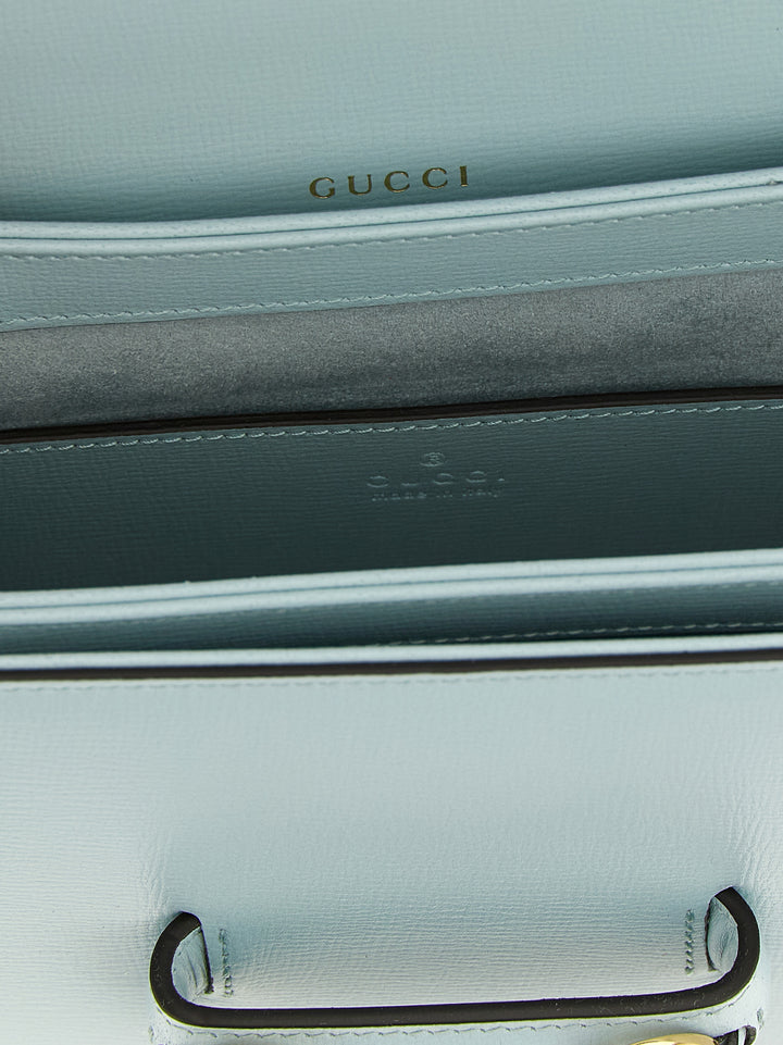 Gucci Gucci Horsebit 1955 Borse a Spalla e Tracolla - Celeste | cc59bac630cfaeac7c2c040daa43397cdf1114d9