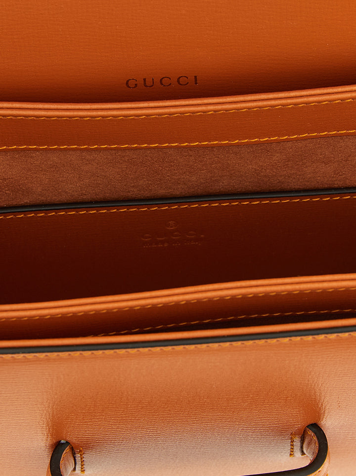 Gucci Gucci Horsebit 1955 Borse a Spalla e Tracolla - Arancione | 3883ff4e79ea03c9353f5b3c6cb5e27e97809eea