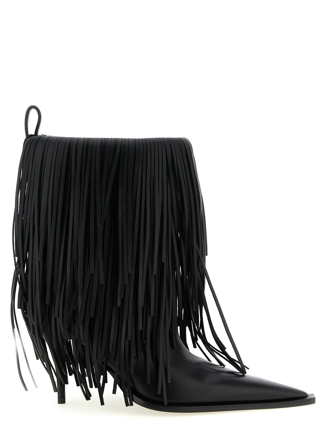 Balenciaga Avenue Fringe Stivali e Stivaletti - Nero | 808125549891655487ae730a1542f954903814d8