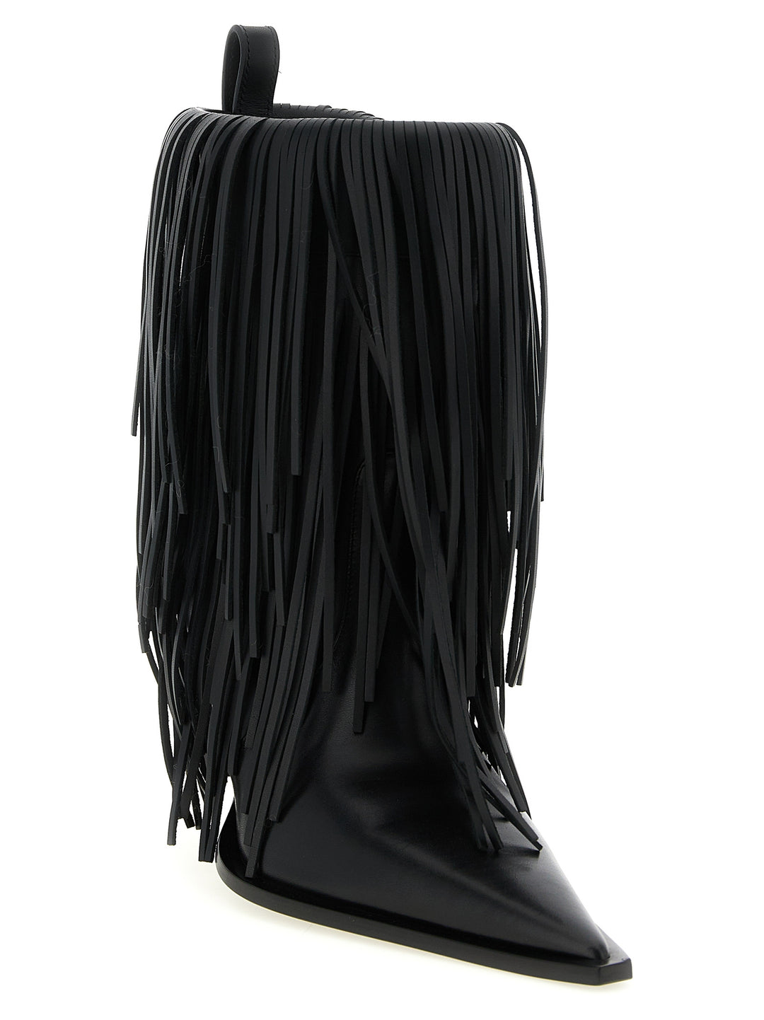 Balenciaga Avenue Fringe Stivali e Stivaletti - Nero | 58ce2f9c1e0bfb4b3fcfb8cec156a0ebcdd68ebb