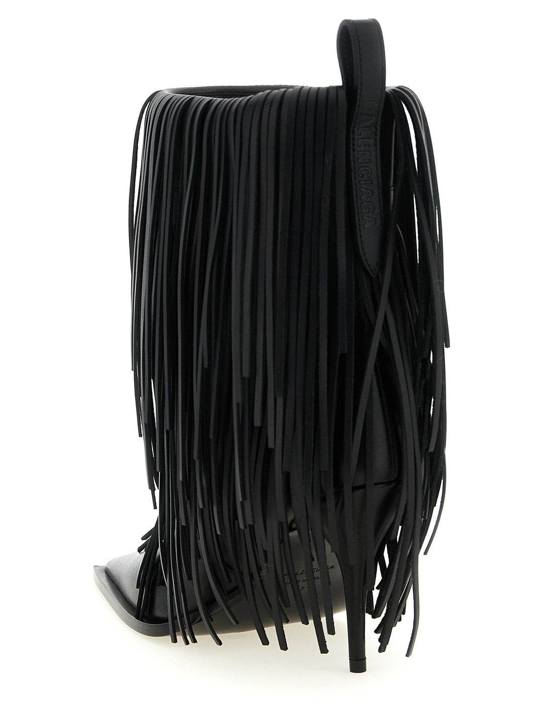 Balenciaga Avenue Fringe Stivali e Stivaletti - Nero | 9128c191f205e9860917efaa5b1ee2b08a330f1e