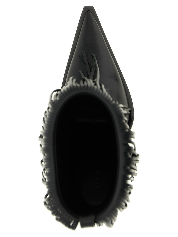 Balenciaga Avenue Fringe Stivali e Stivaletti - Nero | f4562381e5b721d8ff69f2e17ea17370faaff2cc