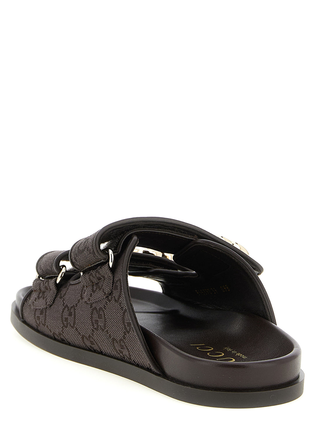 Gucci Doppia G Sandali - Marrone | e5a3f2862a19eefa2d4ec2304e3f247f812265e9