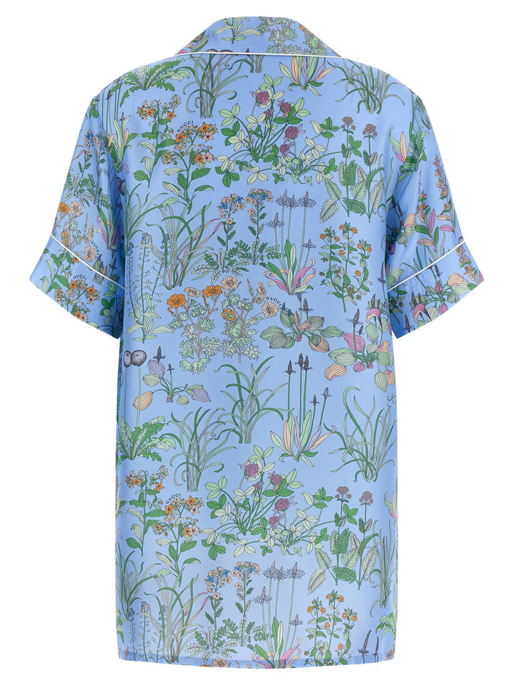 Gucci Silk Blouse Camicie - Celeste | 9c9f1cd6a7a611bc74656e2fdc51818558e56a5b