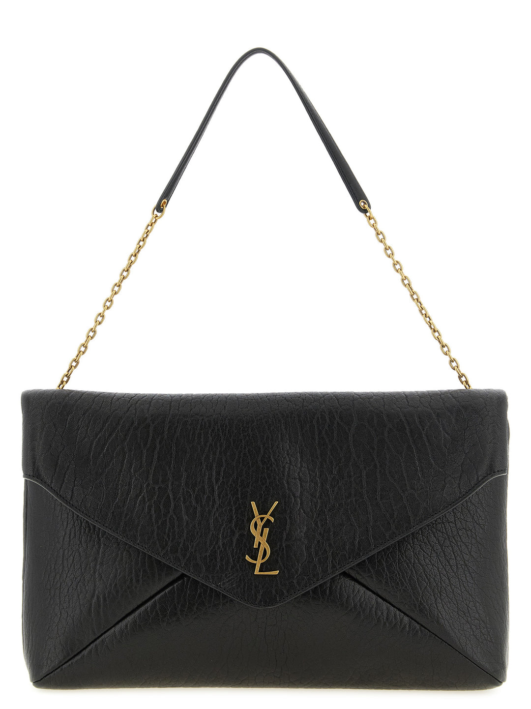 Saint Laurent Envelope Clutch - Nero | fa7e56eb5942fcad0b3534f19c1fa687aae6c1b9