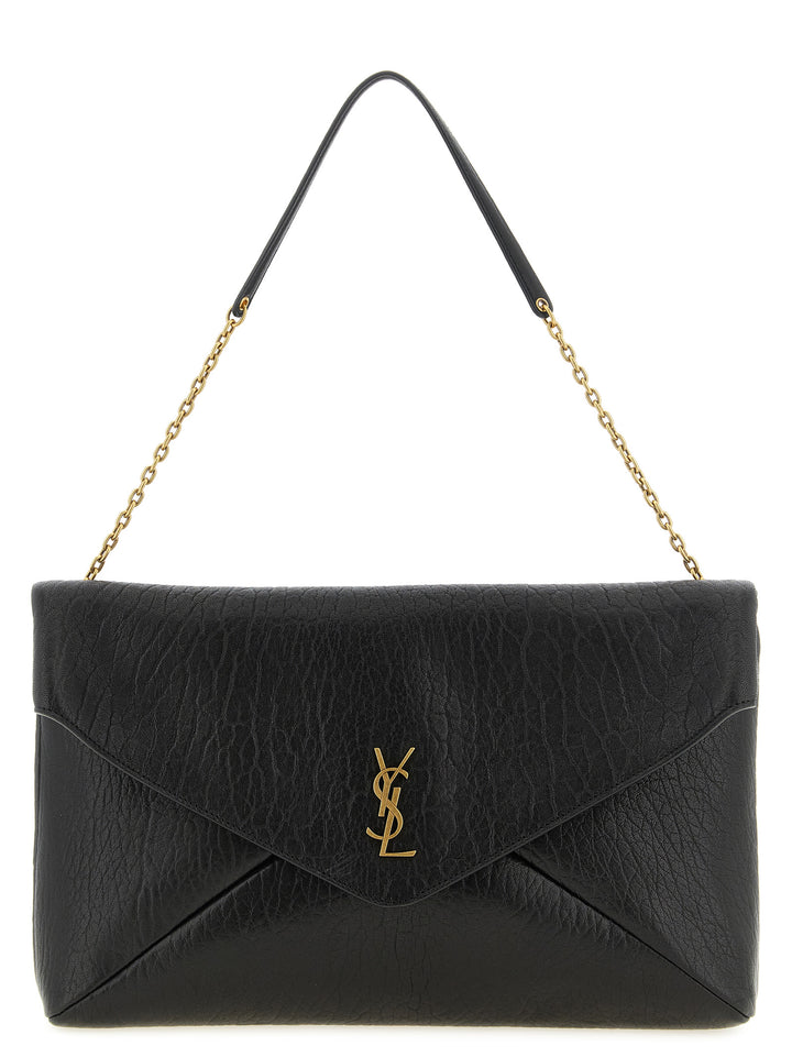 Saint Laurent Envelope Clutch - Nero | fa7e56eb5942fcad0b3534f19c1fa687aae6c1b9