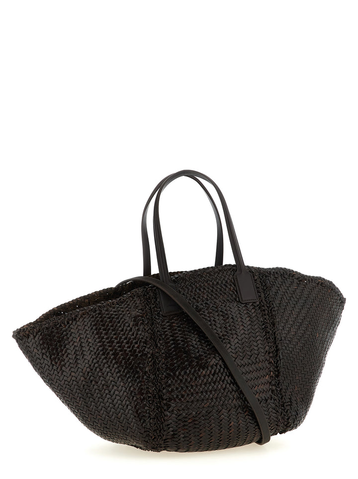 Dragon Diffusion Teresa Maxi Cabas Tote - Marrone | ebcbc8aa64b41a25df3edfd6a1adbfebb33ffa5a
