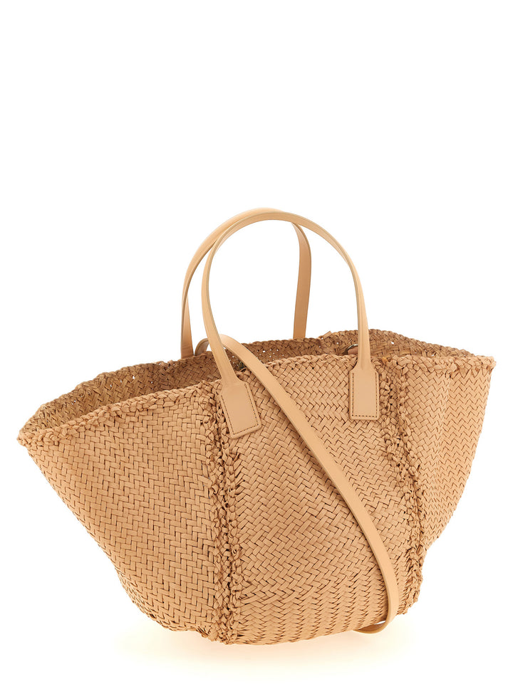 Dragon Diffusion Teresa Maxi Cabas Borse a Mano - Beige | da1602a98679e4e5ef94739dba50291cfade9955