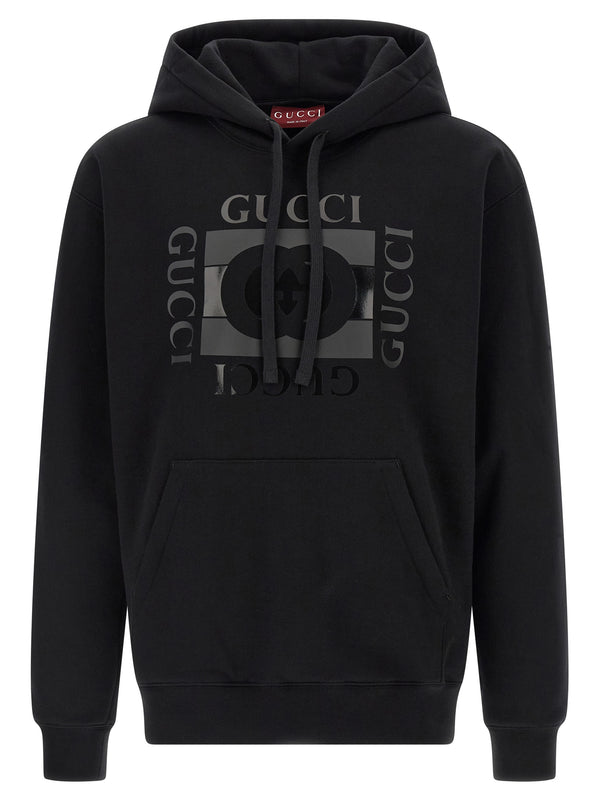 Gucci Incrocio Gg Felpe Nero