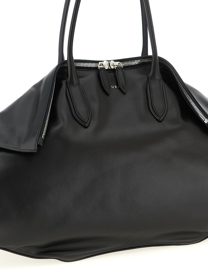 Mcqueen Maxi Manta Borse a Spalla e Tracolla - Nero | cb8e55575ceb6a4341881b0ffe2afbbd7558e5e3