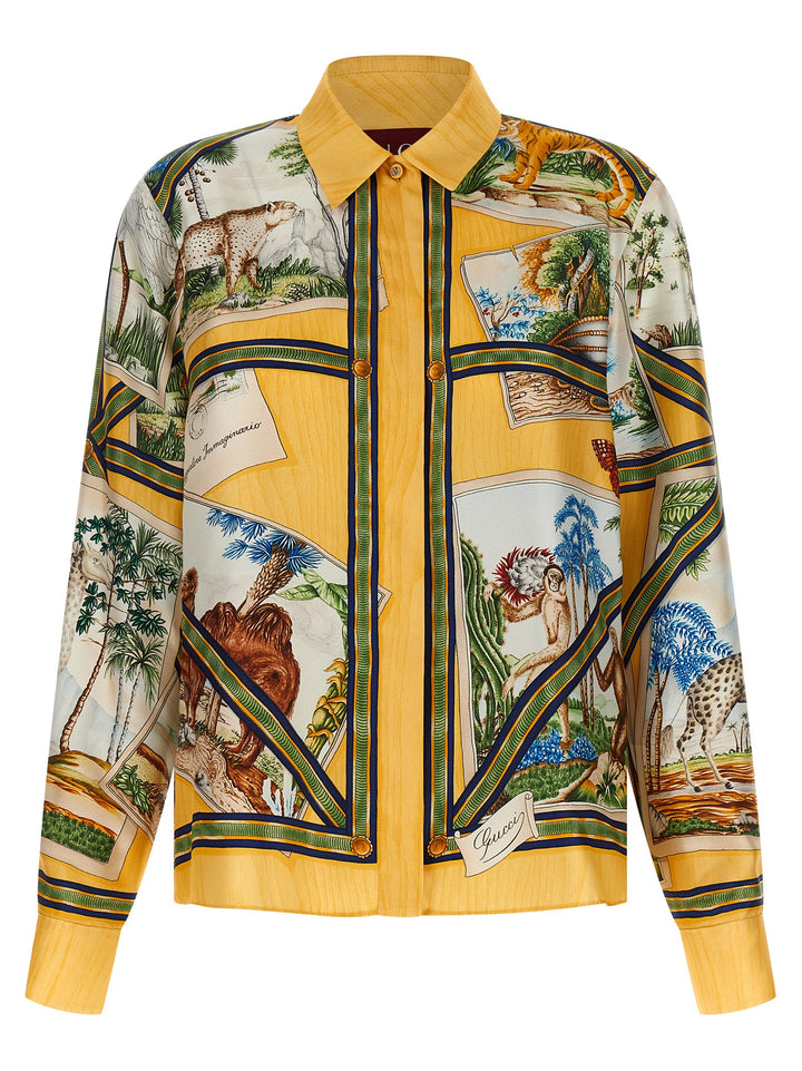 Gucci Silk Shirt Camicie - Multicolor | edd269c5bb2f93588b0d40329c44d9492d477fa7
