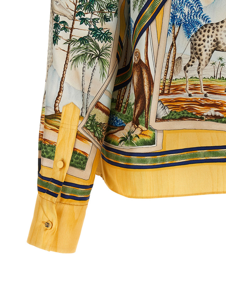 Gucci Silk Shirt Camicie - Multicolor | b34a7be2d89b0bbc03f8810f6b30bc516dae72a7