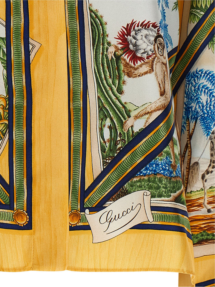 Gucci Silk Shirt Camicie - Multicolor | 1bd77b6ff3ee2526fc192e617d770fa7f79ddecc
