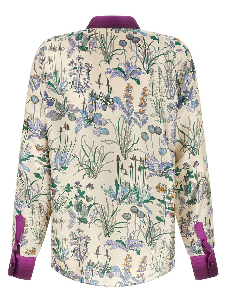 Gucci Silk Shirt Camicie - Multicolor | 42c12837ad4129e21747e15a2a927280f4e5611c
