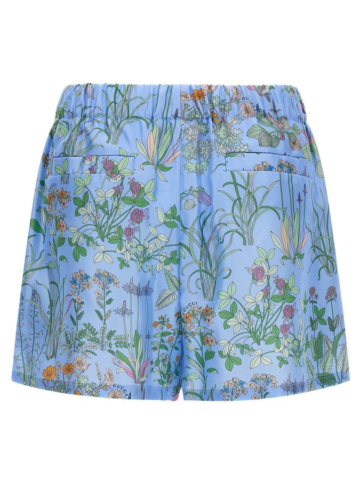 Gucci Gucci Flora Bermuda e Short - Celeste | 80373ce2b6cac908cb13149e6a984f351357432e