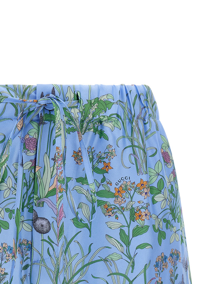 Gucci Gucci Flora Bermuda e Short - Celeste | 3ef988bba58a7755fcdac6aa2fff28e52aa4a565