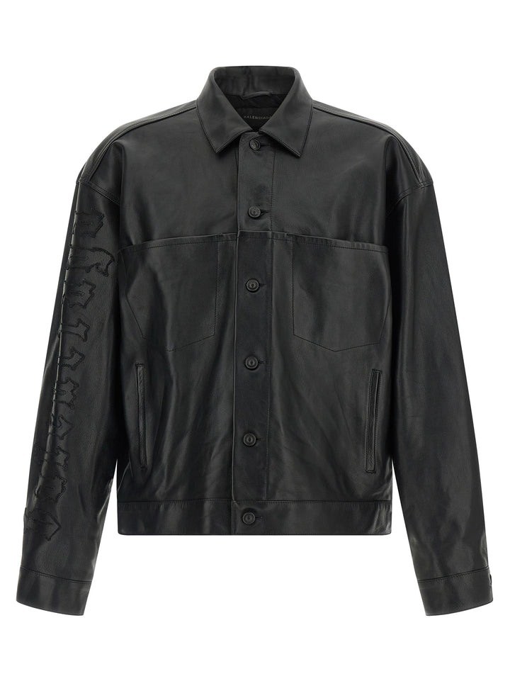 Balenciaga Shirt Jacket Puffer Jackets - Nero | c7242d0b01c8852927b5d04563ac5b89ae380d16