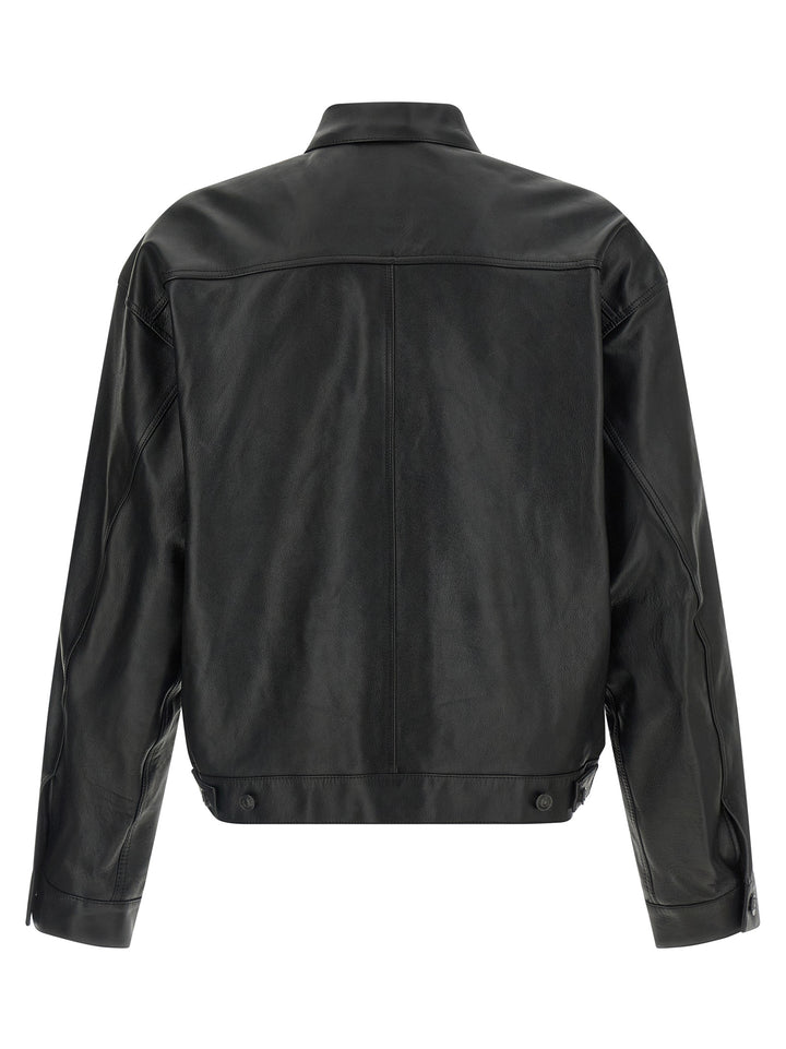 Balenciaga Shirt Jacket Puffer Jackets - Nero | 045361776401c5097de339ae4e48476c4e4e4a75