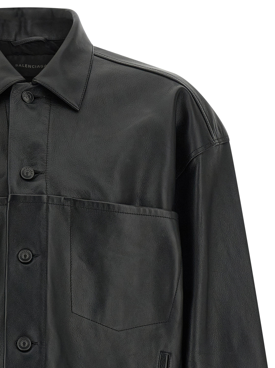 Balenciaga Shirt Jacket Puffer Jackets - Nero | ecc0b009c03b4b25bd7651cb06146f032510a6da