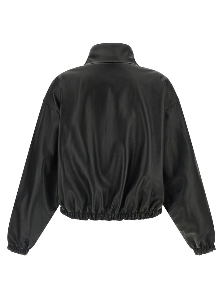 Balenciaga Reversible Leather Jacket Puffer Jackets - Nero | d40fb72b70ed29255a99ce62187a4a4d347a946b