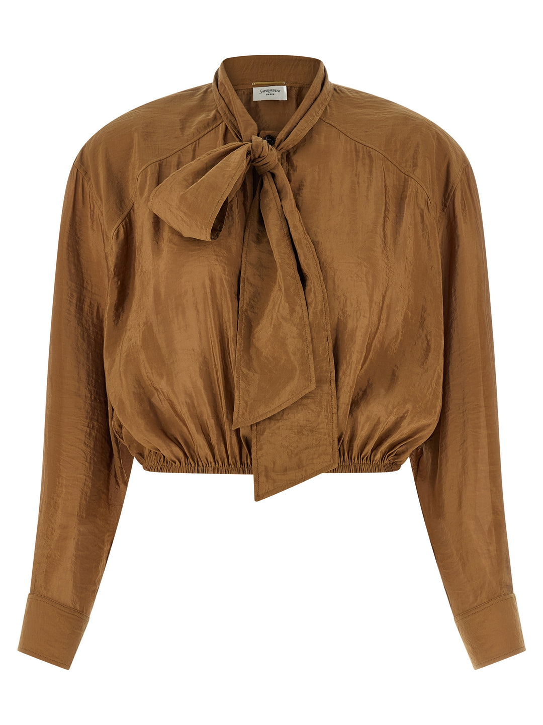 Saint Laurent Lavallière Blouse Camicie - Marrone | 8155cedf8486dba45bebf3ffca65c5345f52c8e0