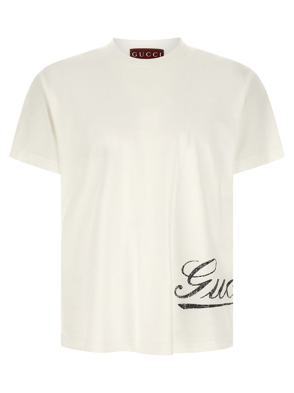 Gucci T Shirt Bianco