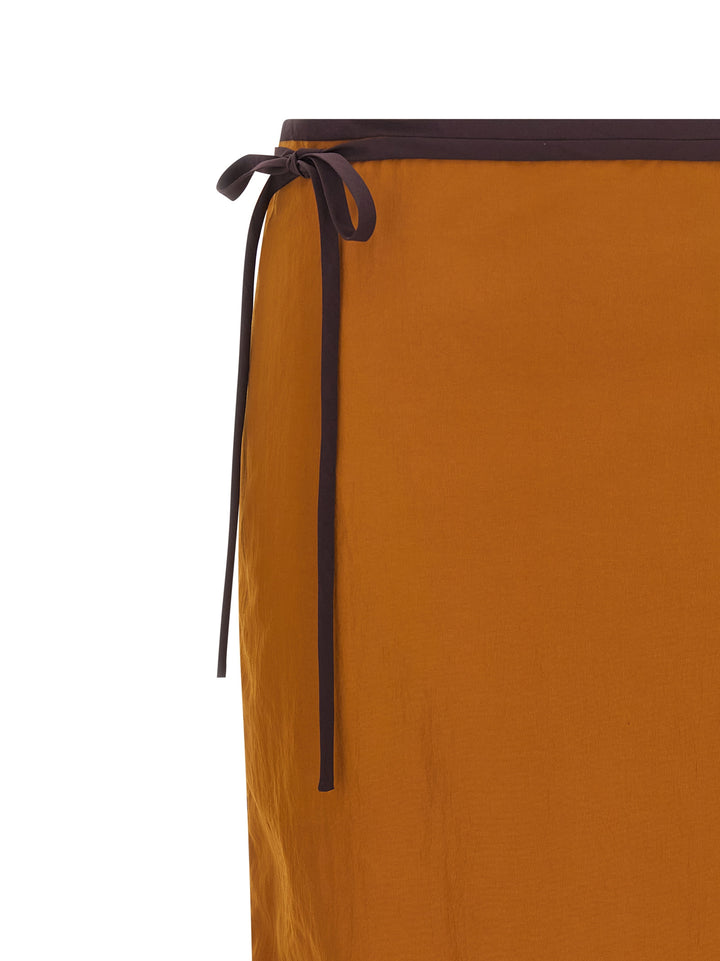 Saint Laurent Pencil Skirt Gonne - Marrone | fcc56f8899e468357a346815676ba3395c76076b