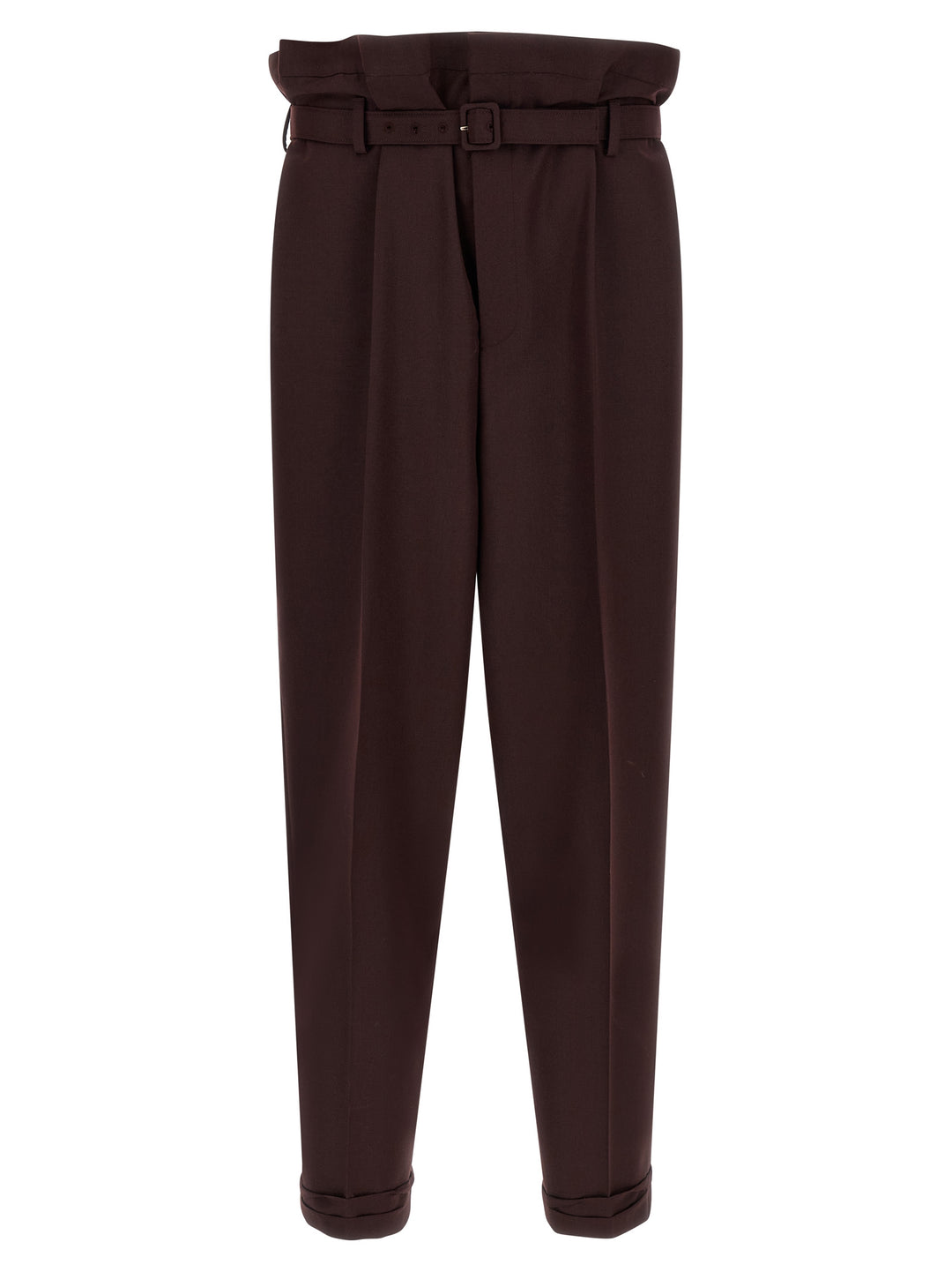 Saint Laurent Paper-Bag Pantaloni - Viola | 9d1c73c7bd625d6d6ac74ea5dc383e9232e9f606