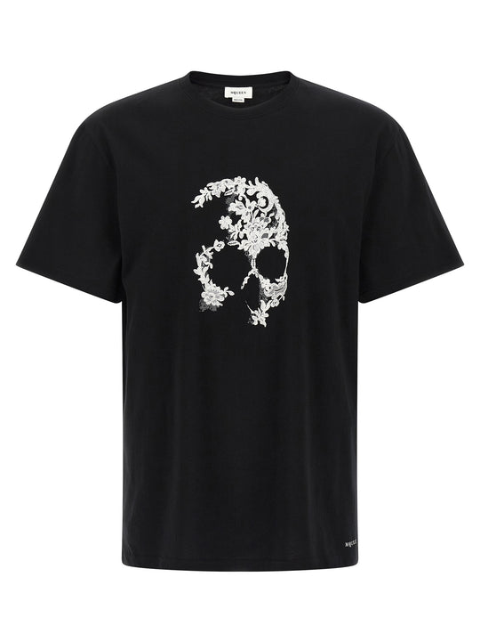 Skull T Shirt Bianco/Nero