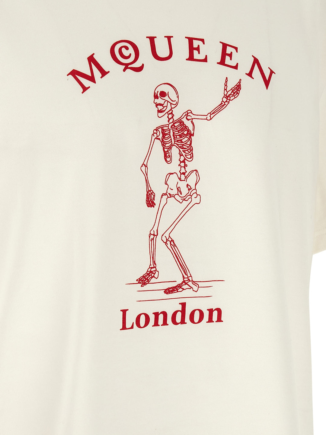 Mcqueen Skeleton T shirt - Rosso | 8d06dc495b5c0b07c0523deff010df996eaae8c0