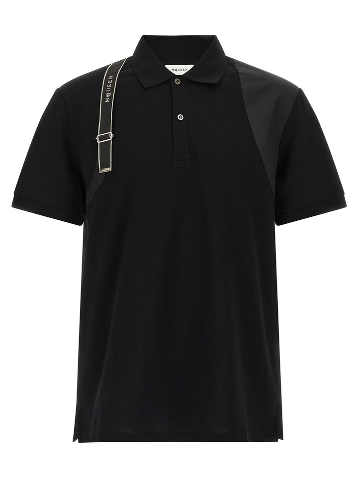 Mcqueen Harness Polo - Nero | 9260fb5bbdc72a0ea990220d72aa8719b1daf201