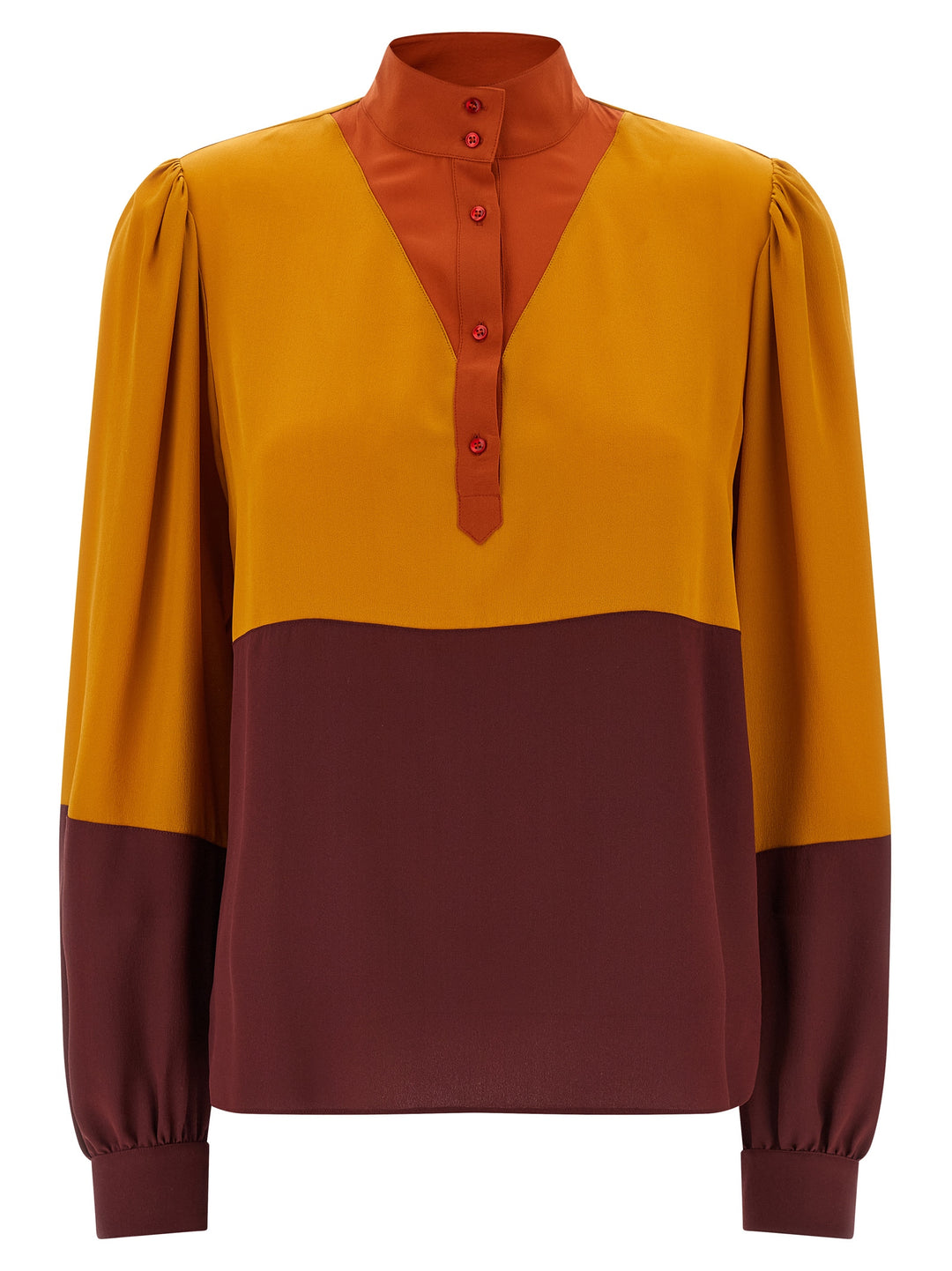 Saint Laurent Color-Block Blouse Camicie - Multicolor | 53654be1aa3f0018f76344837d7dfd8d5a457125