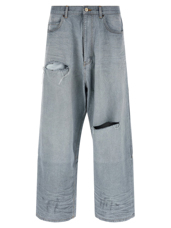Minimal Baggy Jeans Blu