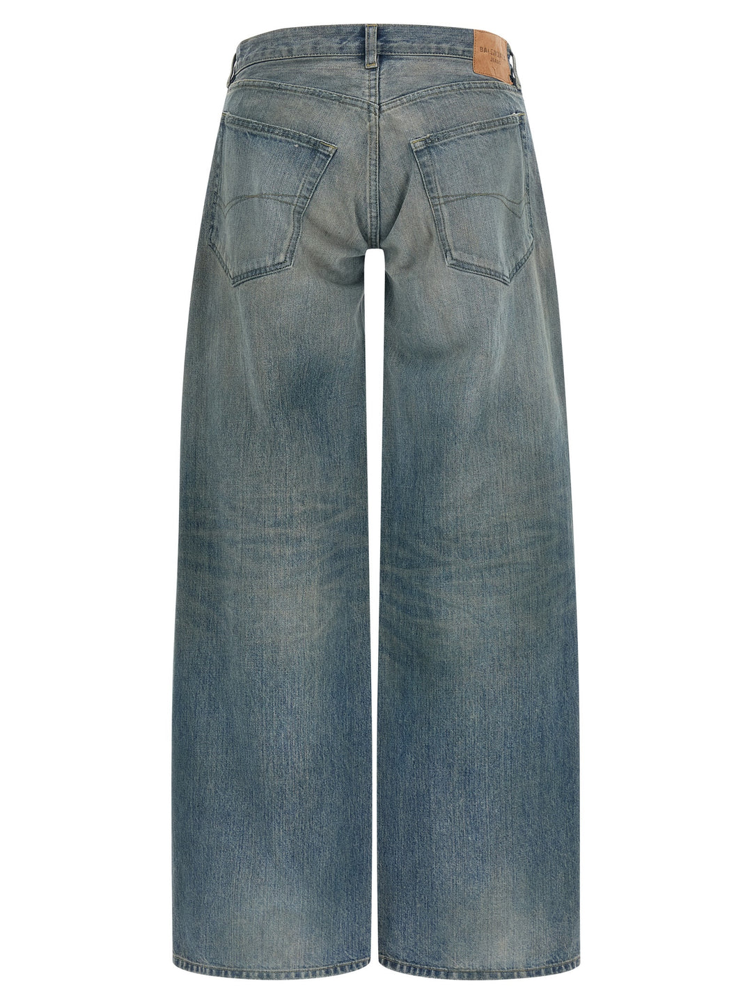 Balenciaga Baggy Jeans - Blu | 337a178aaf8b82759a8817de1370063c65815ebf