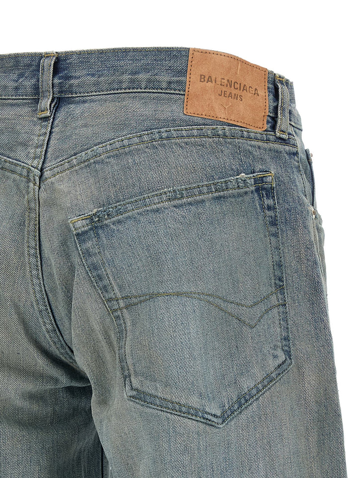Balenciaga Baggy Jeans - Blu | ed38eda99e5017a9d003331e1ac203b161a90aaa
