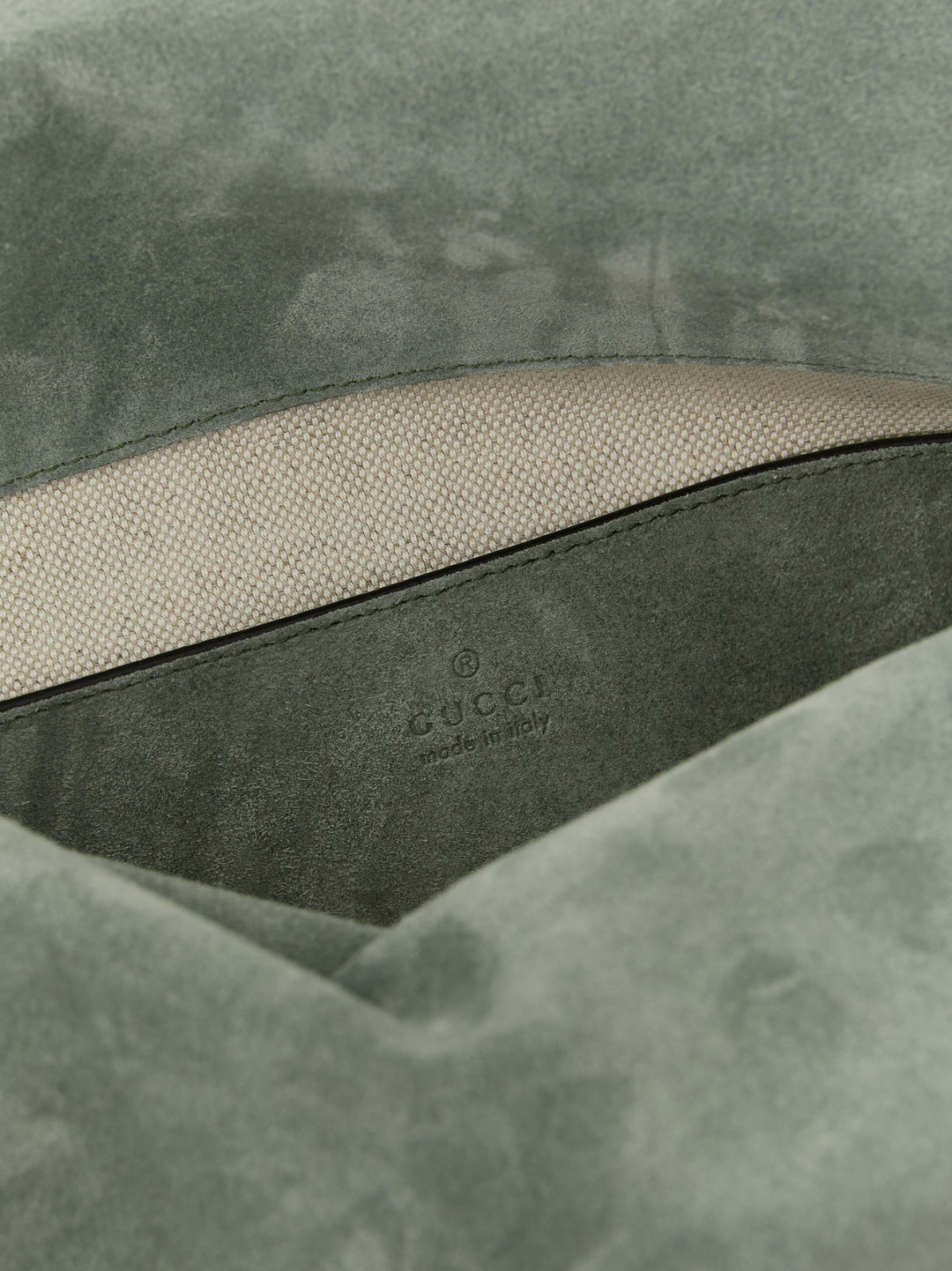 Gucci Gg Large Suede Shoulder Bag Borse a Spalla e Tracolla - Verde | 4ad9bf439cb7b3c277ab36d35e1273725e418a5c