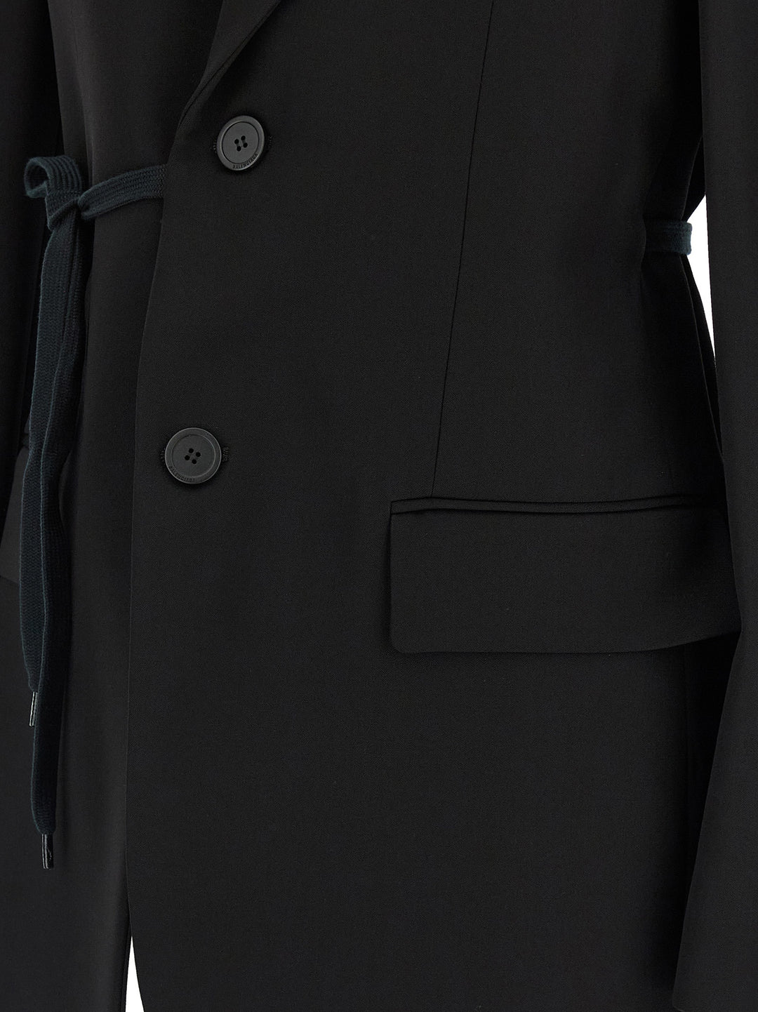 Balenciaga Wrap Tailored BlazerS - Nero | 61ba6e4d057456ebdd7dd5c676e7efc19bd57e1a