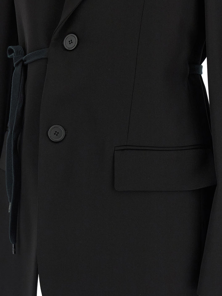 Balenciaga Wrap Tailored BlazerS - Nero | 61ba6e4d057456ebdd7dd5c676e7efc19bd57e1a