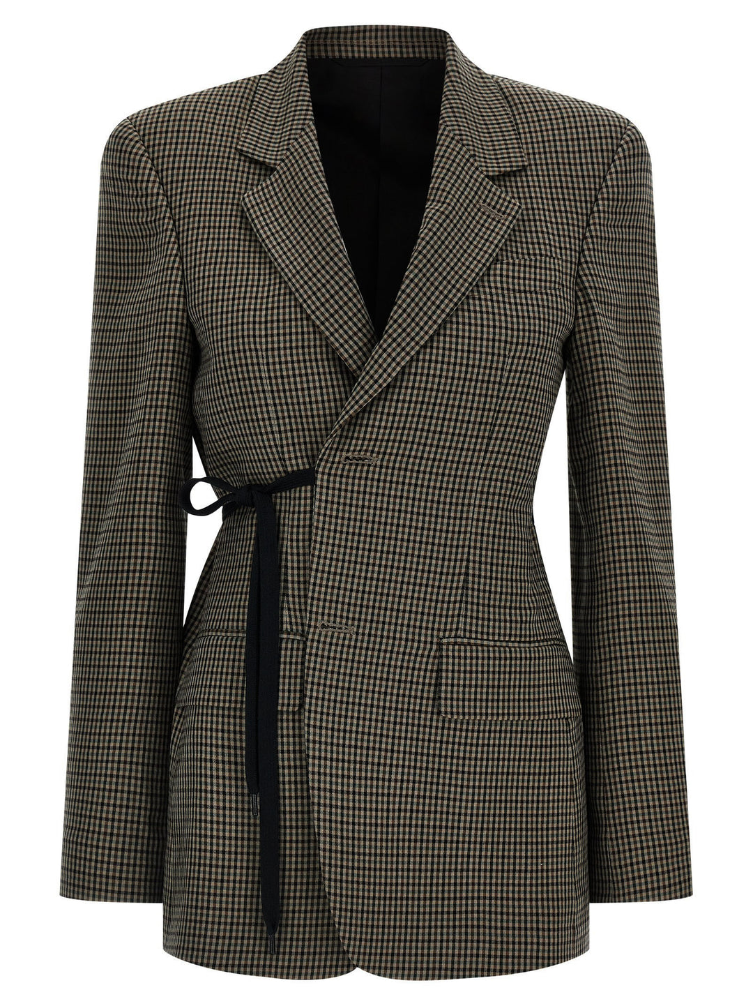 Balenciaga Wrap Tailored BlazerS - Marrone | 24a6d1ed25de9d16e2be7ef281f4ec1fdda341db