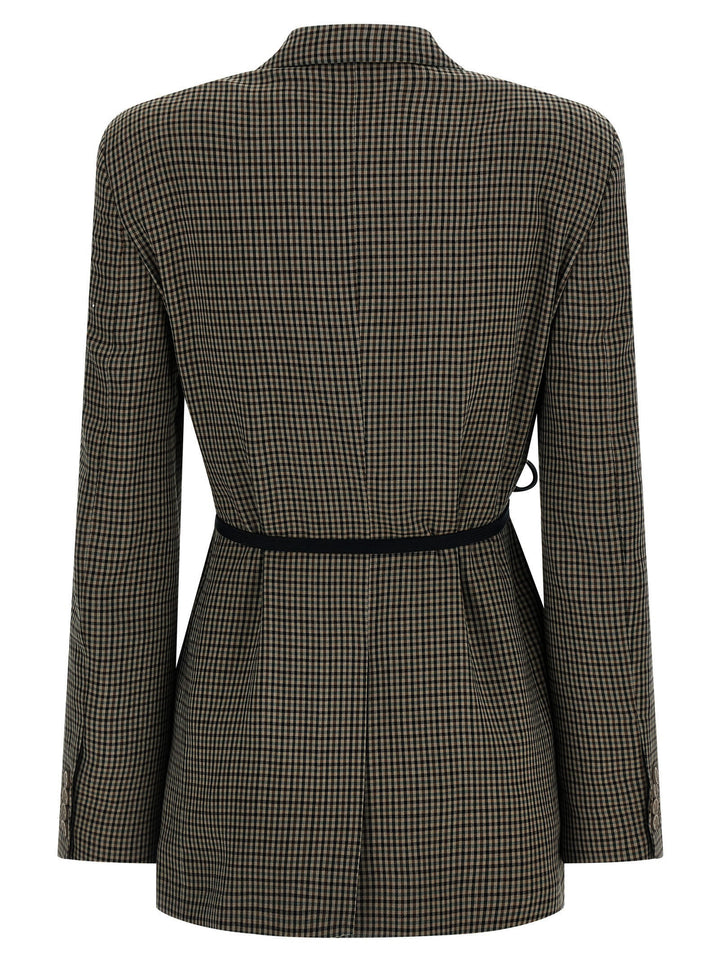 Balenciaga Wrap Tailored BlazerS - Marrone | 64bd9e6bd56c9a041abf302a0601743e55bbff20