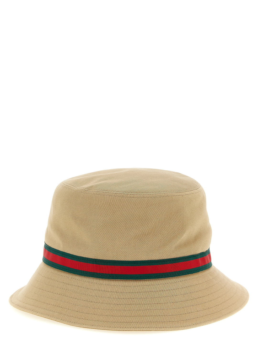 Gucci Web Tape Bucket Hat Cappelli - Beige | f17f721c8b8fe8981a327fd7560bfc242ece70cc