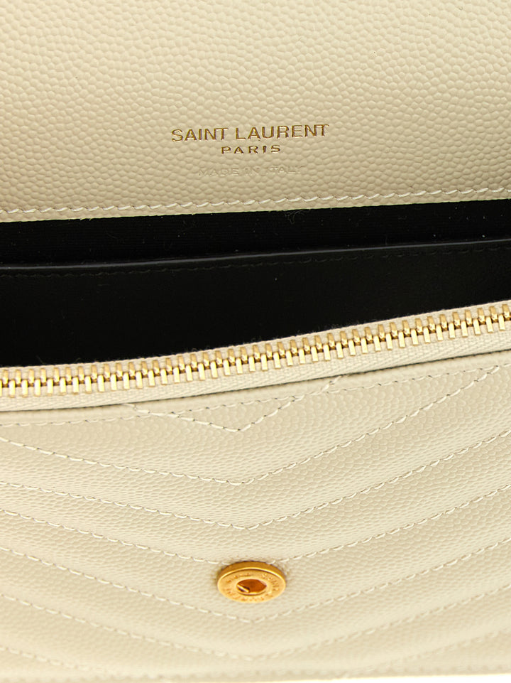 Saint Laurent Envelope Clutch - Bianco | 108c1e005467e904c143008774379b65b69b9a04