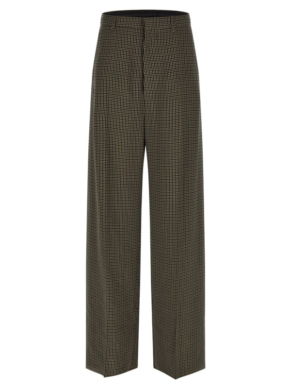 Large Tailored Pantaloni Marrone