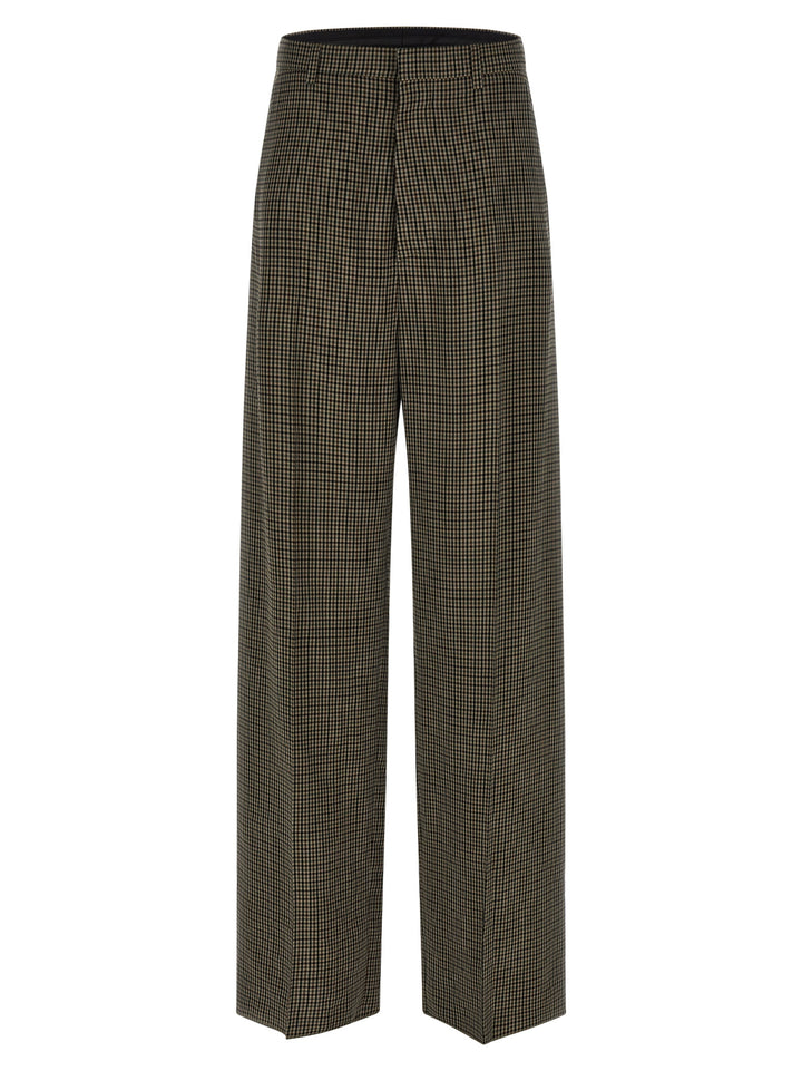 Balenciaga Large Tailored Pantaloni - Marrone | c54f4446ad9324c065a59fff24f5df30a8dc1e26