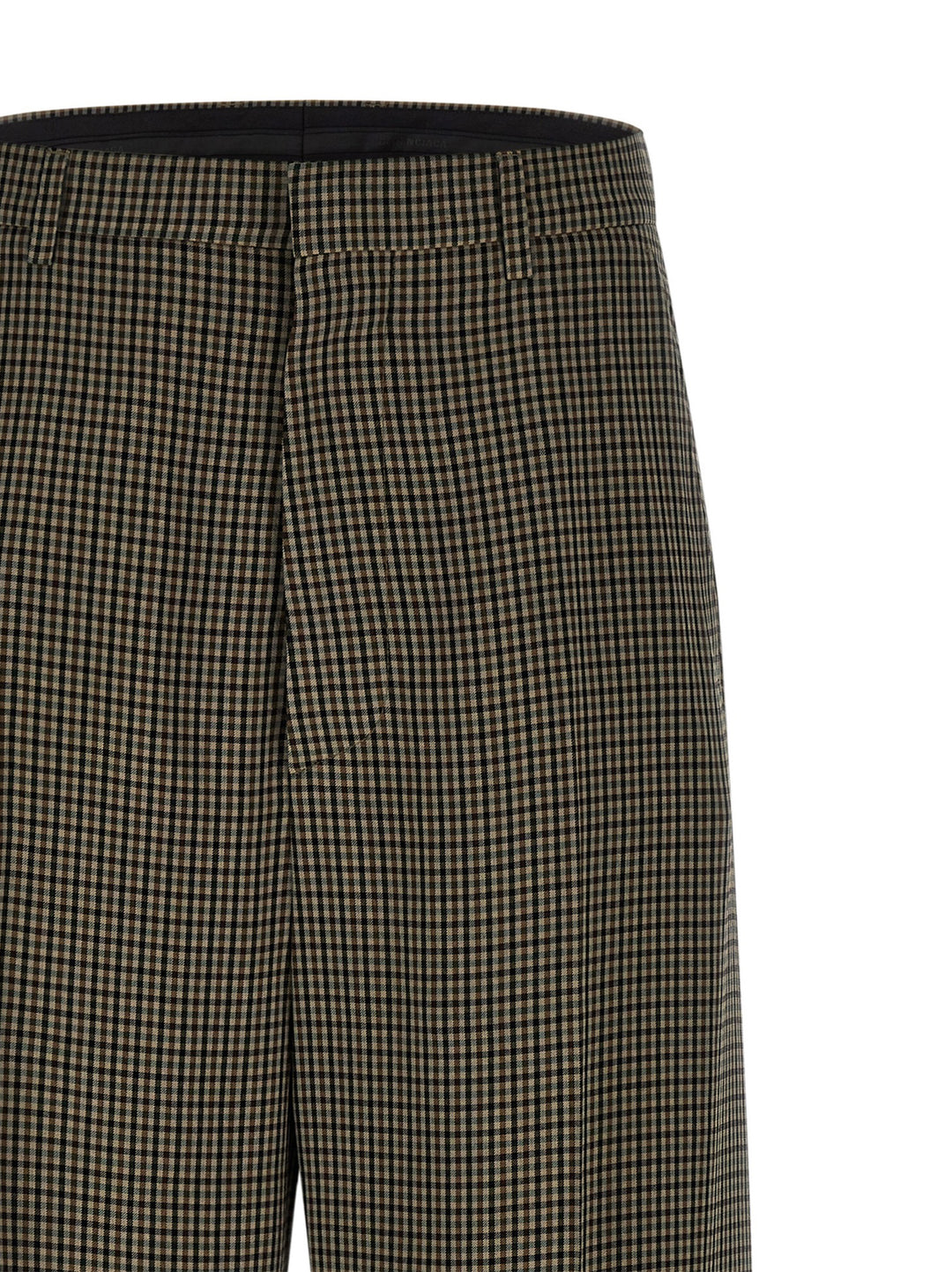 Balenciaga Large Tailored Pantaloni - Marrone | ad484caec8e712f597ec1e94df325ec6ac818081